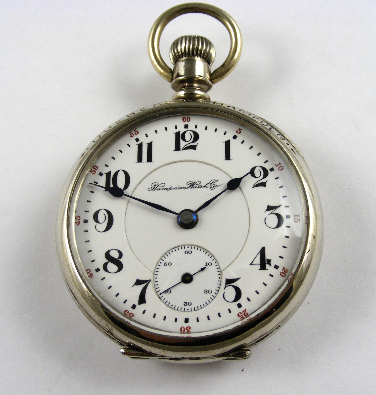 Hampden 18 Size Gents 23 Jewel Special Railway W/Hampden Display Case