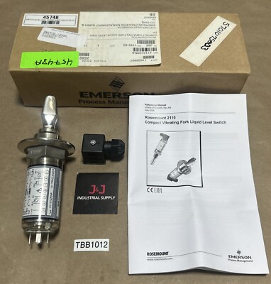 NEW OPEN BOX- Emerson Rosemount 2110 Vibrating Fork Level Switch 211012RNA  