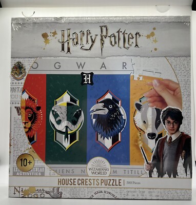 Harry Potter House Crests 500 Piece Jigsaw Puzzle