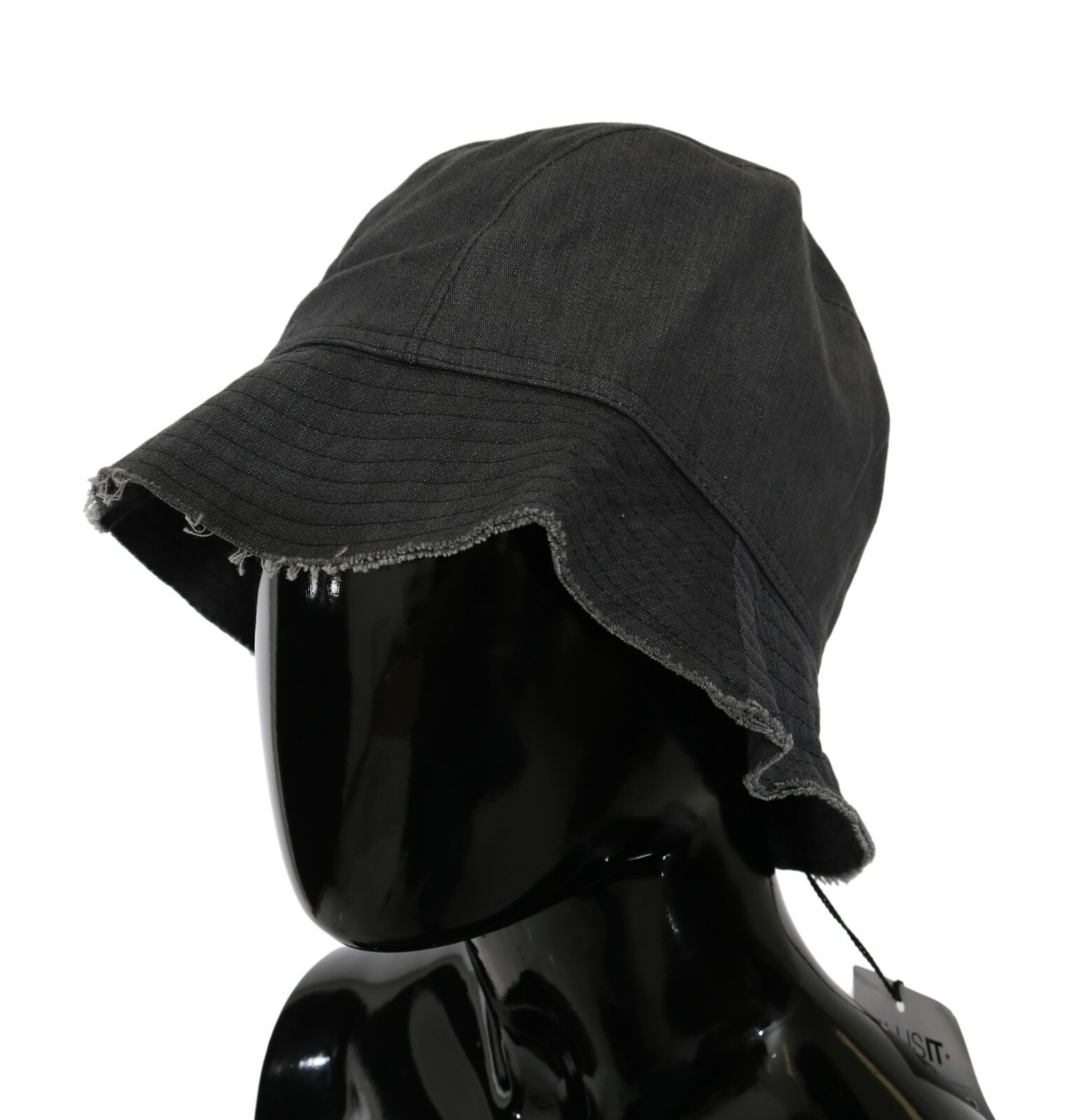 

Шляпа CNC COSTUME NATIONAL, черное мытое ведро с широкими полями для улицы, рекомендованная розничная цена 70 долларов США., Черный