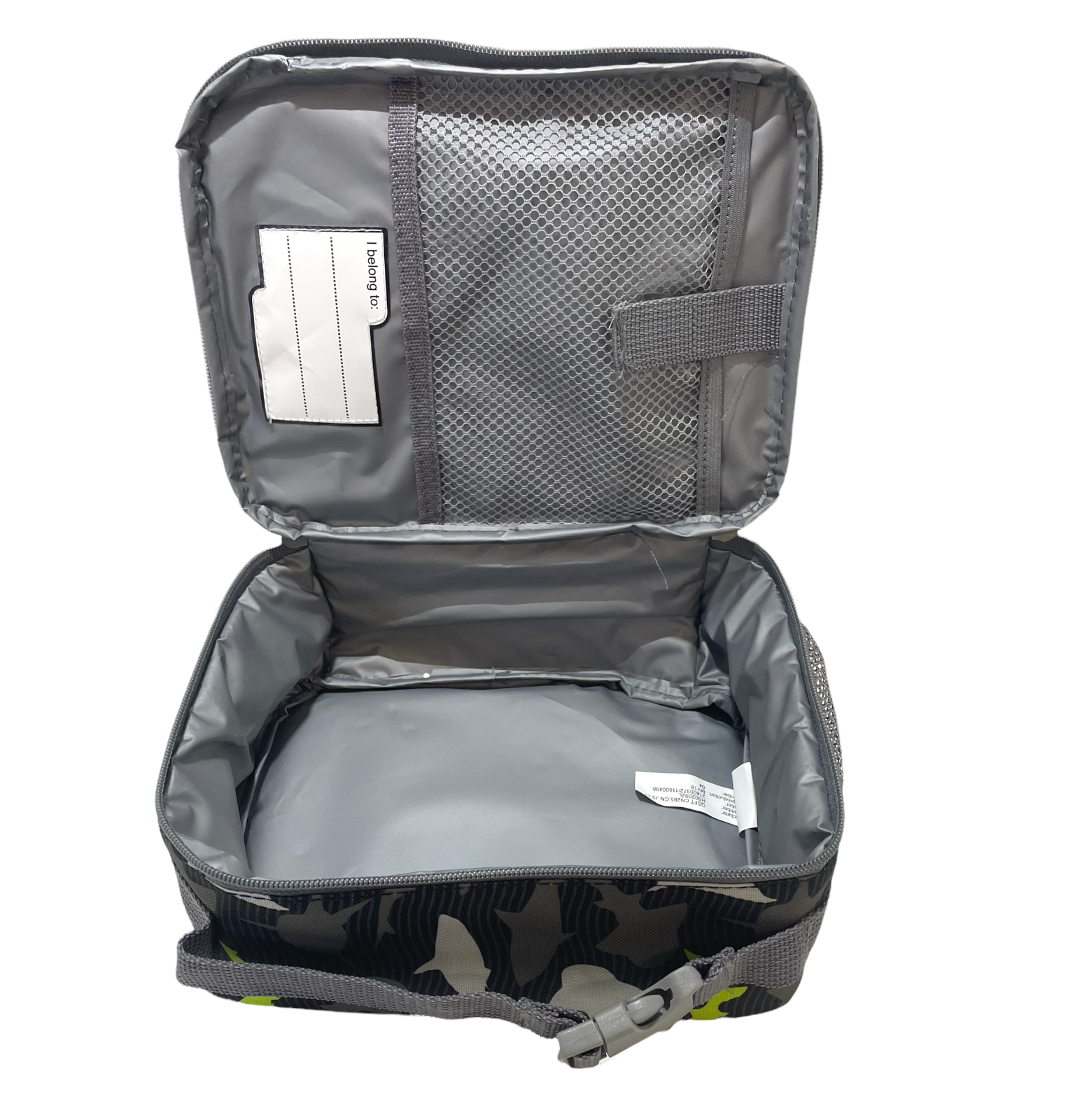 SchoolBaggy Lunch Bags for Boys Kids Shark Lunch Box Pack It Lunch Box Black Ins