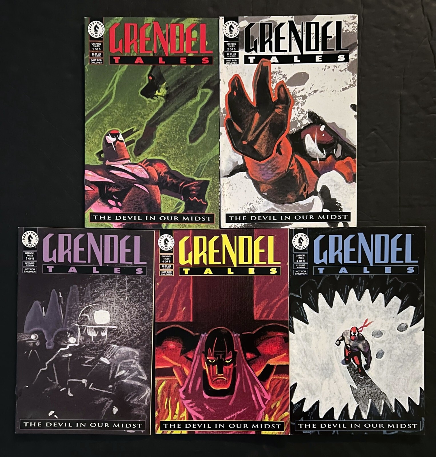 Grendel Tales The  Devil in  Our  Midst Full Set #1-5  DARK HORSE 1994 VF+