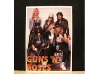 SLASH GUNS N/' ROSES OFFICIAL VINTAGE POSTCARD UK IMPORT /"OLIVER BOOKS/"