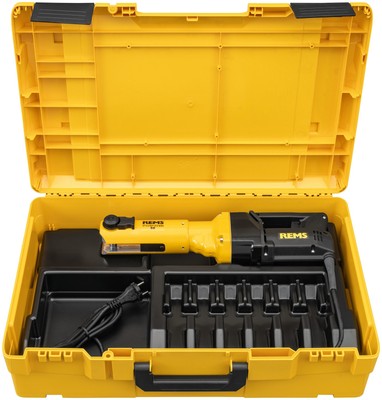 REMS Pressmaschine Power Press SE in XL-Boxx Koffer Nr. 572113 Presszange Presse