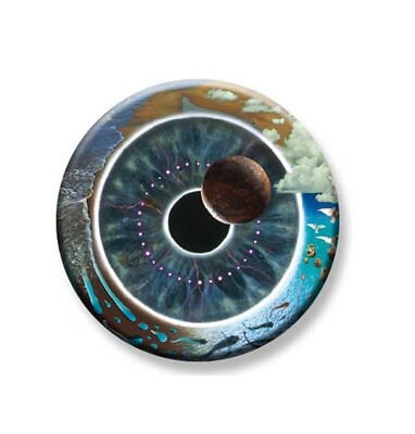 1.25'' Pinback Button Pink Floyd Pulse (1¼'' Pins Approx. 32mm)