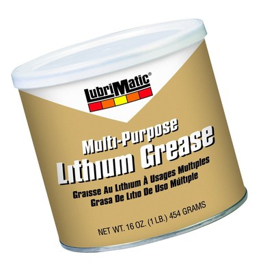 Lubrimatic 11316 1 Pack Multi-Purpose Lithium Grease, 16 oz. Can, Amber