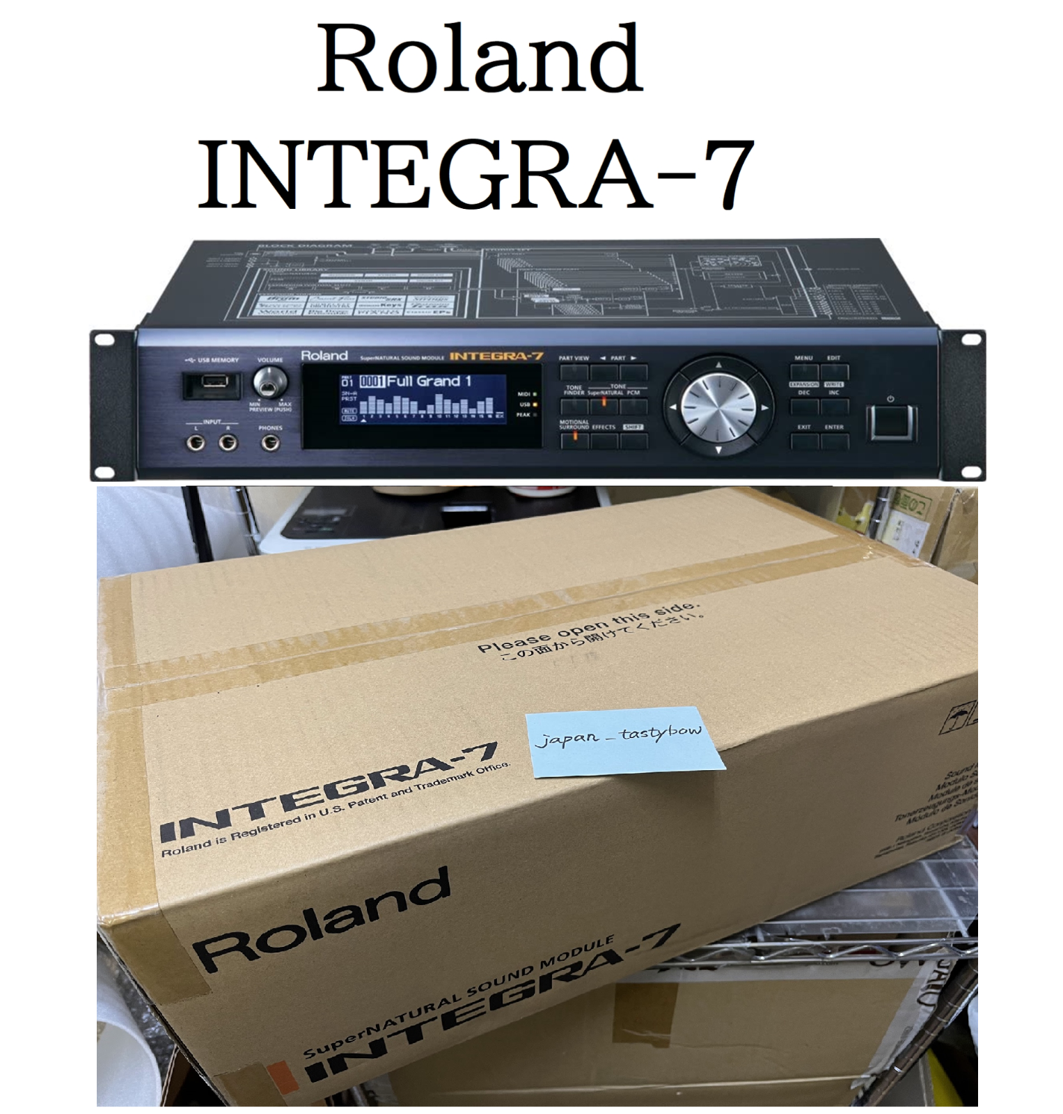 Roland INTEGRA-7 モジュラーシンセサイザー Roland Integra-7 Synthesizer Module SuperNATURAL Made in