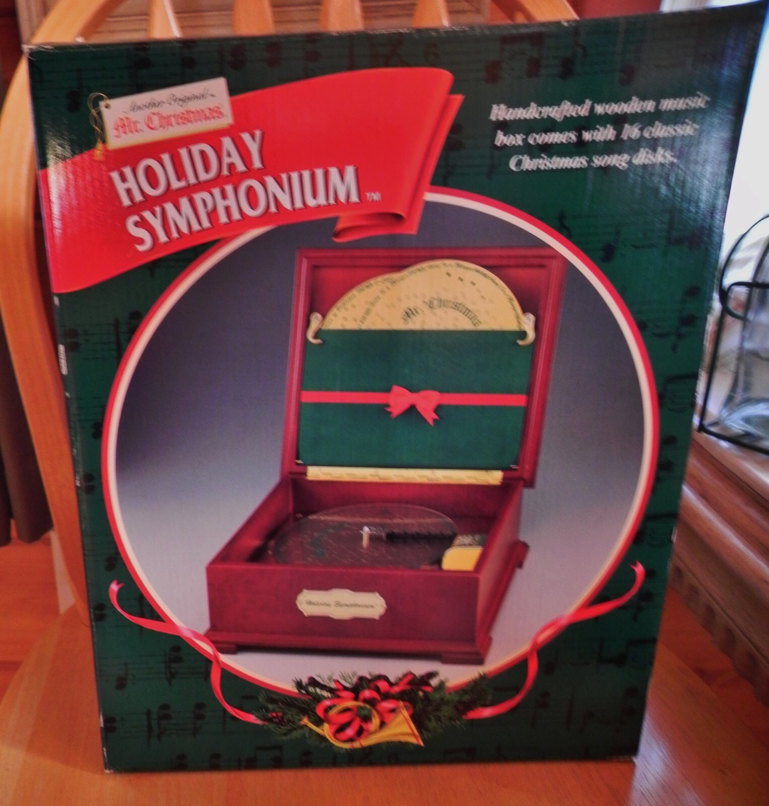 Vintage Mr Christmas Holiday Symphonium Music Box With 17 Vintage Mr Christmas Holiday Symphonium Music Box With 17