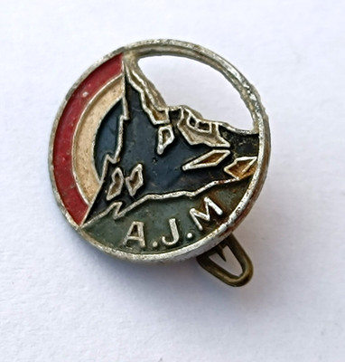 Insigne réduction AJM Jeunesse et Montagne WWII Augis Lyon badge militaire war 2
