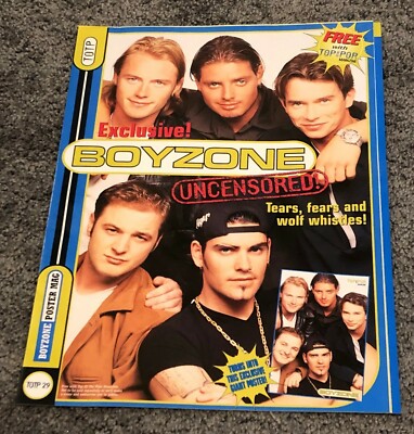 BOYZONE Exclusive Poster Magazine (Ronan Keating Stephen Gately)