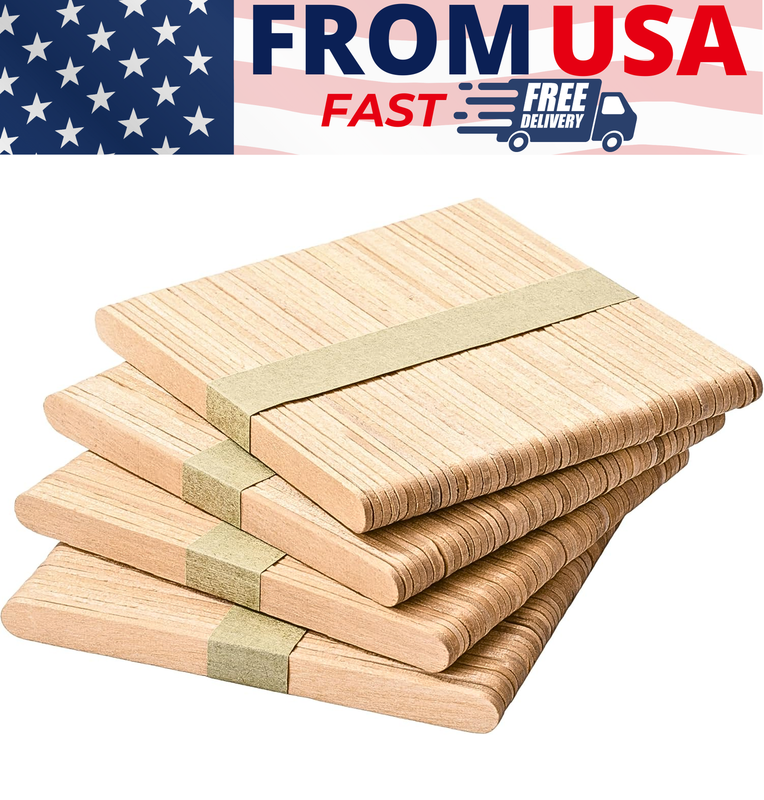- Popsicle Stick, Craft Sticks, 4.5 Inch, 200 Pack, Wax Sticks, Popsicle Stick C