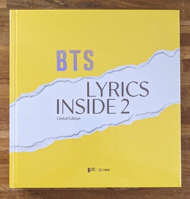 [Weverse] Official BTS Lyrics inside 2 factory sealed (UK dispatch)