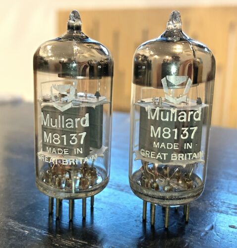 Mullard M8137 CV4004 12ax7 CV492 O getter Excellent Sounding Mullard M8137 CV4004 12ax7 CV492 O getter Excellent Sounding