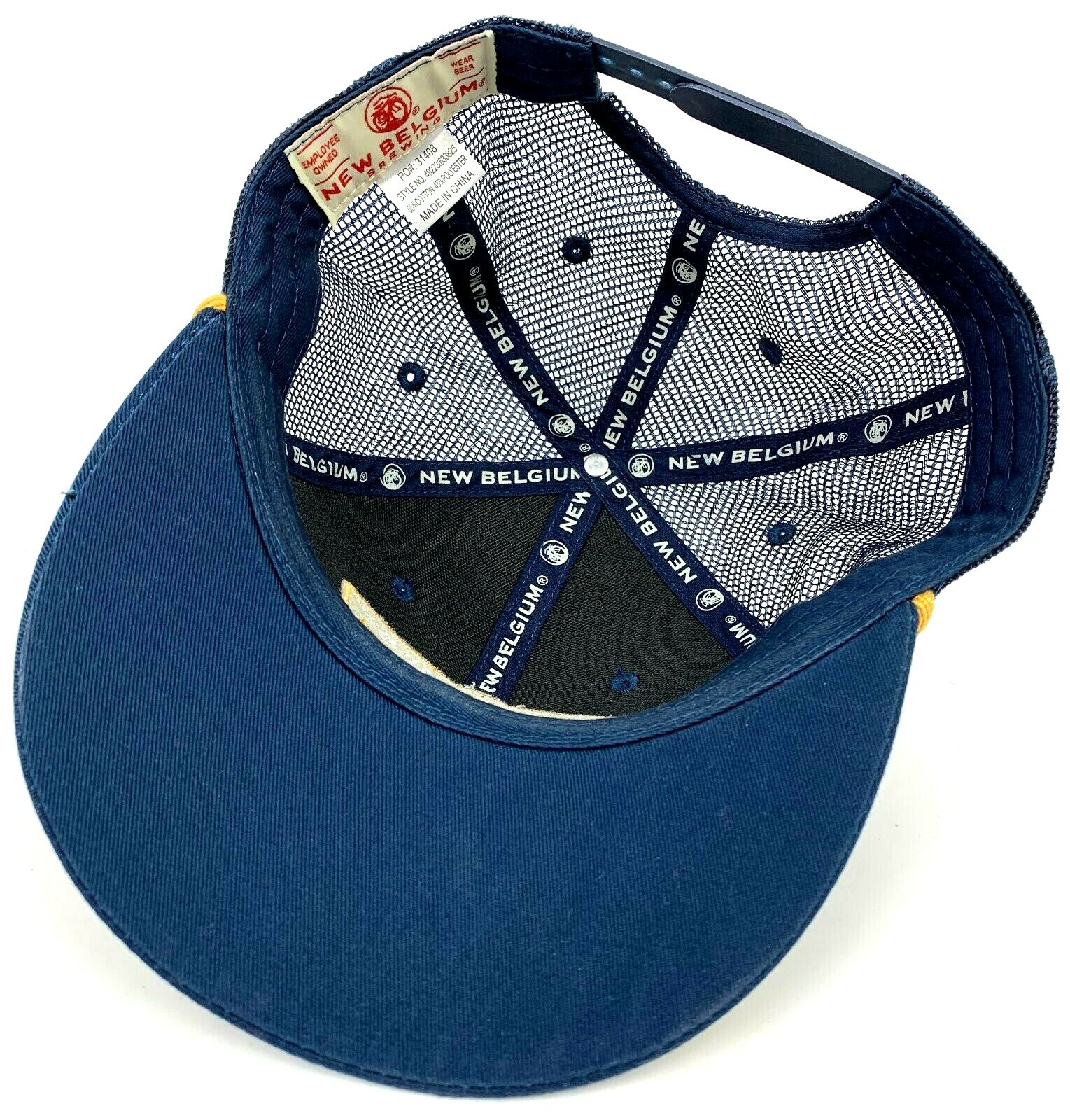 New Belgium Brewing Beer Snapback Mesh Trucker Cap