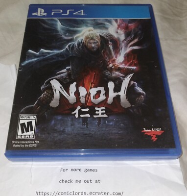 Nioh (Sony PlayStation 4, 2017) PS4