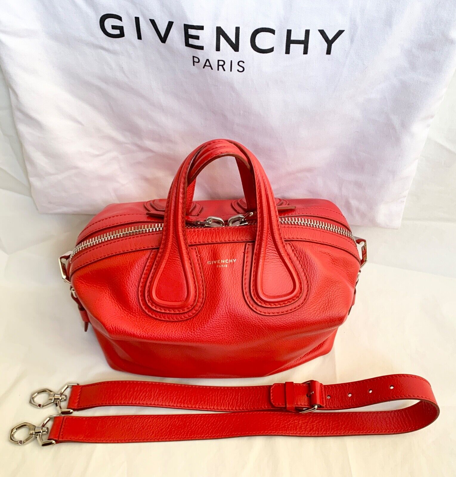 Authentic Givenchy Nightingale Small Crossbody bag Leather Authentic Givenchy Nightingale Small Crossbody bag Leather