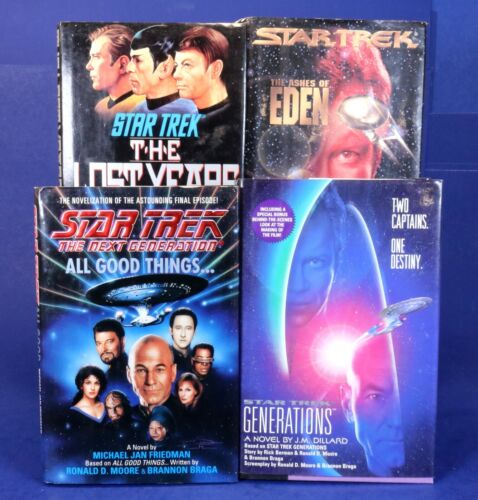 Lot of 4 Star Trek Hardcover Books