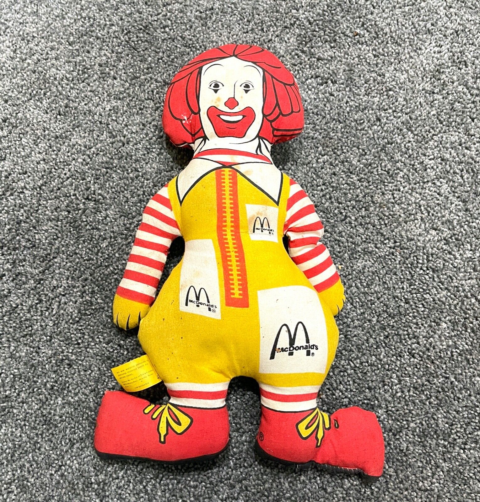 Ronald McDonald サイン入り 1990年 ぬいぐるみ マクドナルド Vintage McDonald's Ronald McDonald Plush Doll | eBay