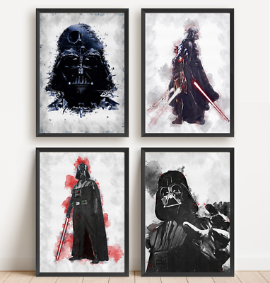 Star wars Wall Art Darth Vader Poster Print Picture Home Canvas