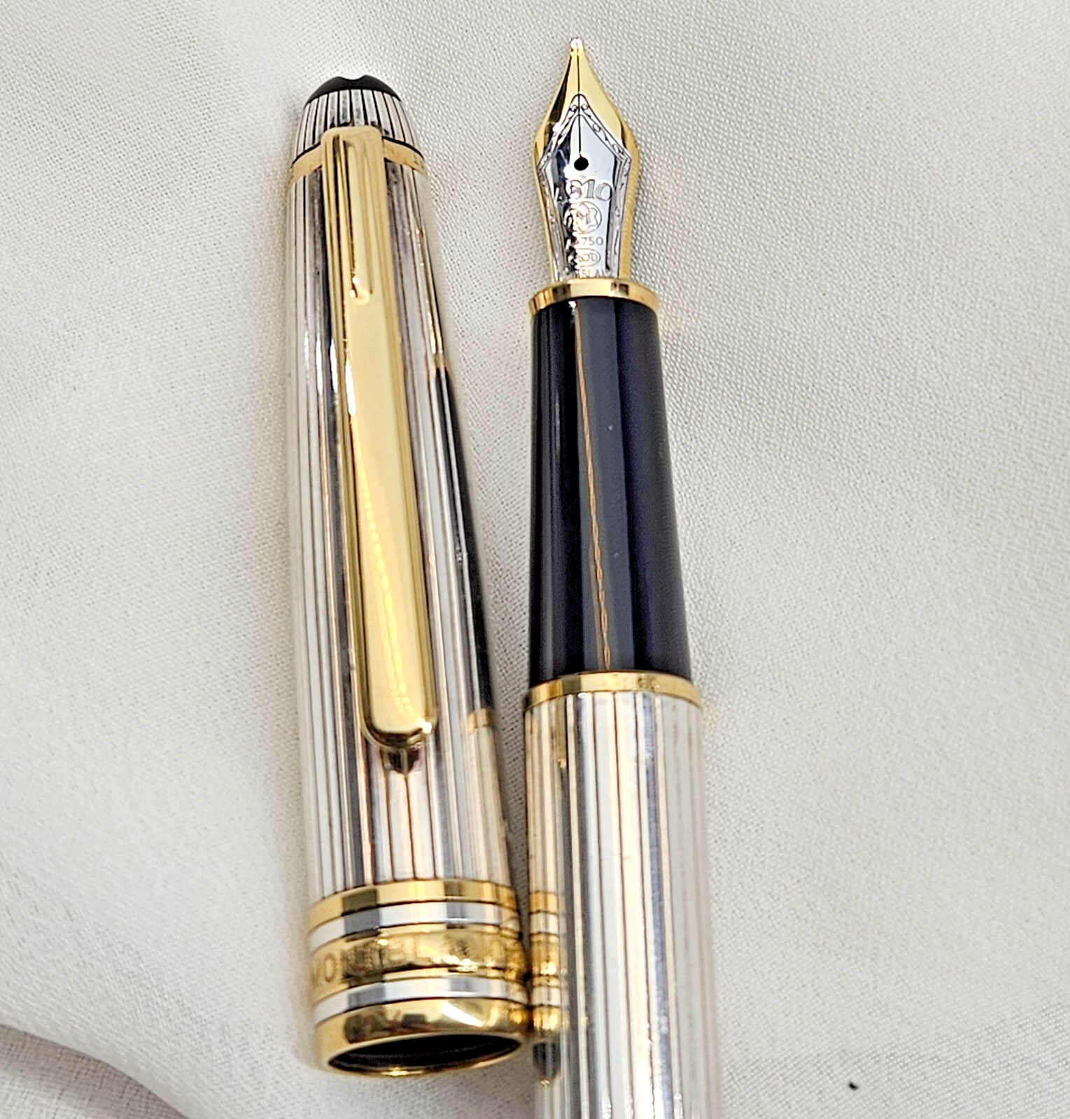 MONT BLANC MEISTERSTÜCKカフリンクス シルバー 30254 MONT
