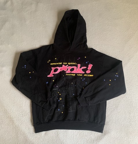 ミ*ピ様 【夏限定価格】sp5der Black Hoodie Sp5der P*NK Hoodie Black Men's - FW21 - US