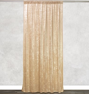 YCC Linens - Velvet Drape with 4 Inch Pocket (1 Panel)