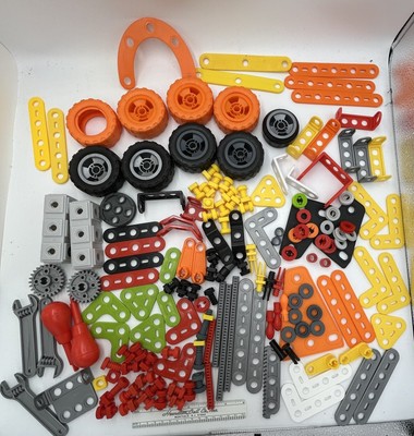 Meccano Junior Maker Systems Components-210 Pieces-Various Kits And Colors-GUC