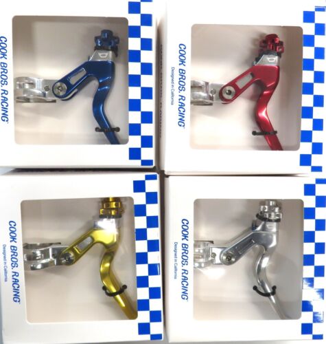 Cook Bros Brothers BMX Racing Brake Lever CBR- BOX One Polished Gold Blue or Red