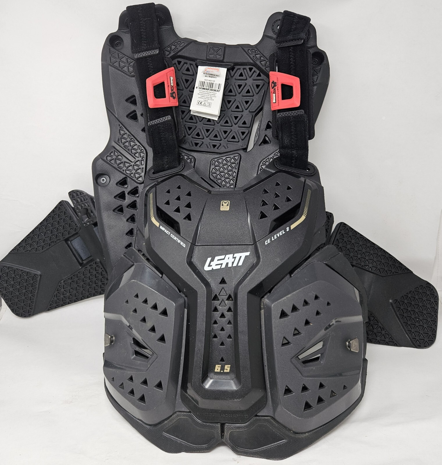 【Lea！】 NEW 2026 LEATT DUAL AXIS KNEE SHIN GUARDS PAIR BLACK HINGED