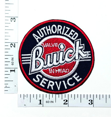Embroidered Patch - Authorized Service - Buick - American Autos - NEW - Iron-on