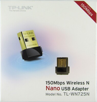 TP-LINK TL-WN725N Laptop 150MBPS Wireless Nano USB 2.0 WIFI Network Adapter