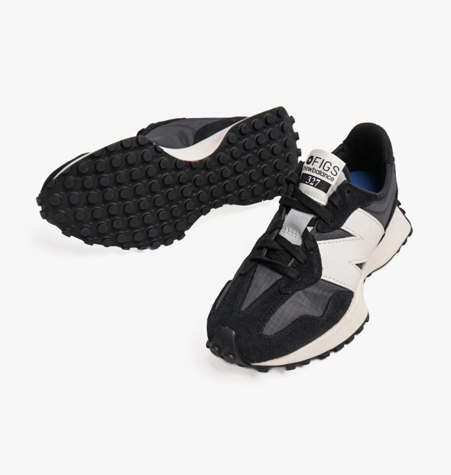 るか New Balance 327 Athletic Shoe - Little Kid - Silver Birch