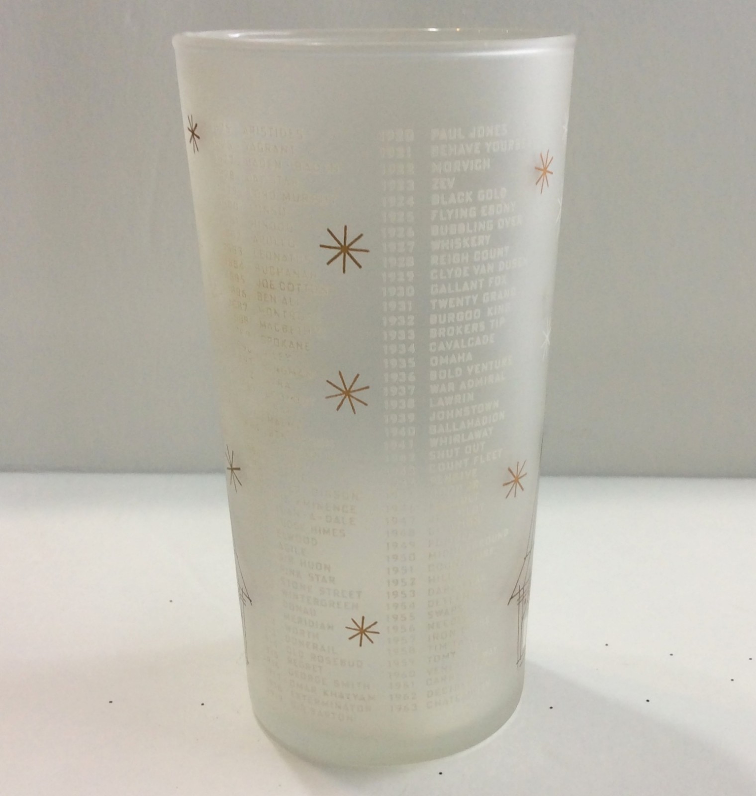 1964 Kentucky Derby Mint Julep Glass - Churchill Downs