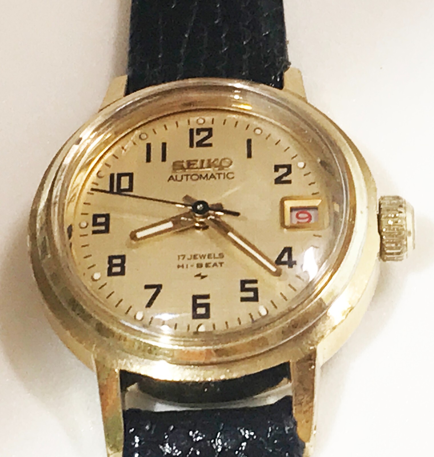Vintage Seiko hi Beat gold womens watch Automatic Movement Vintage Seiko hi Beat gold womens watch Automatic Movement
