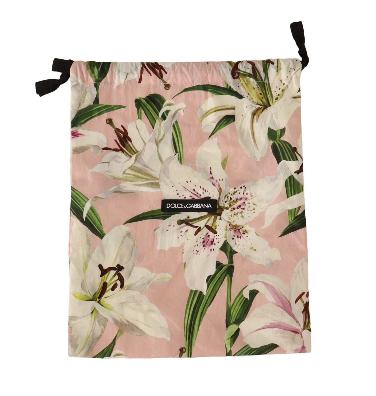 

DOLCE - GABBANA Сумка-пылесборник Розово-белая лилия Сумка для обуви на шнурке 25см x 32см, Розовый
