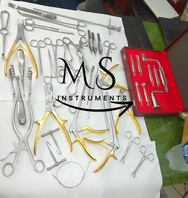 Craniotomy Set of 38 pieces Basic Craniotomy set Neuro Surgery set