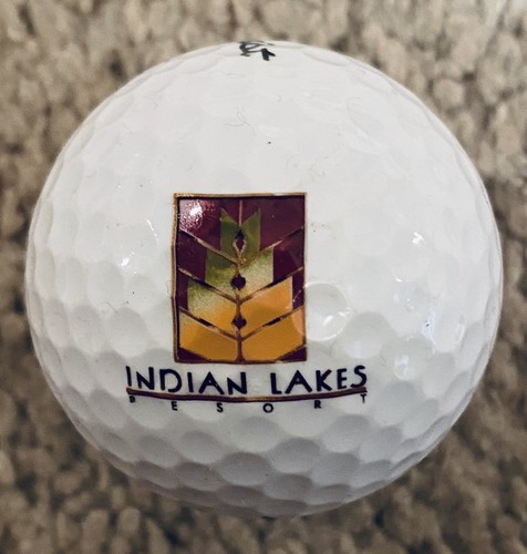 logo golf ball INDIAN LAKES resort club  Indiana Bloomingdale Chicago Illinois
