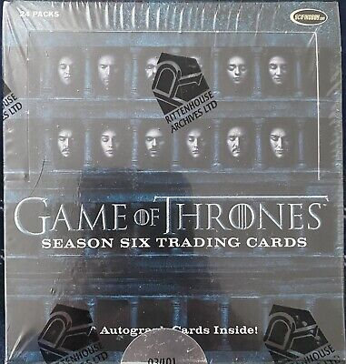 2017 Rittenhouse Game of Thrones Season 6 Trading Cards Hobby Box Sealed