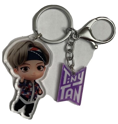 BTS Tinytan Arcylic Keychain of Musical Artist V. Kim Taehyung.