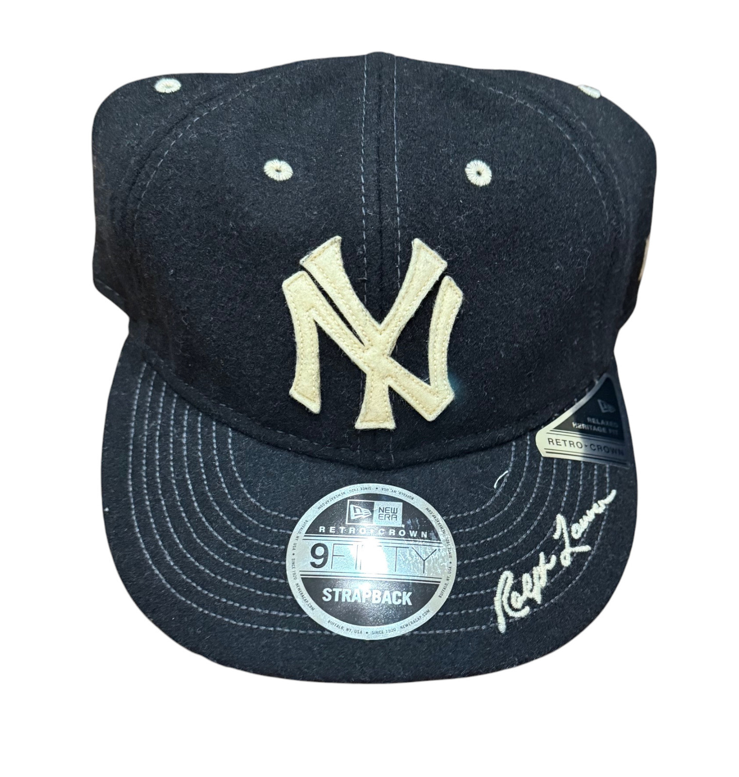 Polo Ralph Lauren Black NY Yankees New Era Retro 9FIFTY