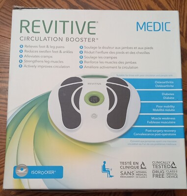 Revitive Circulation Booster Stimulation Device With Remote M#RMV ISO Rocker