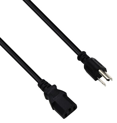US Replacement 3-Prong AC Power Cord Cable For Sole Fitness E95 E98 Elliptical