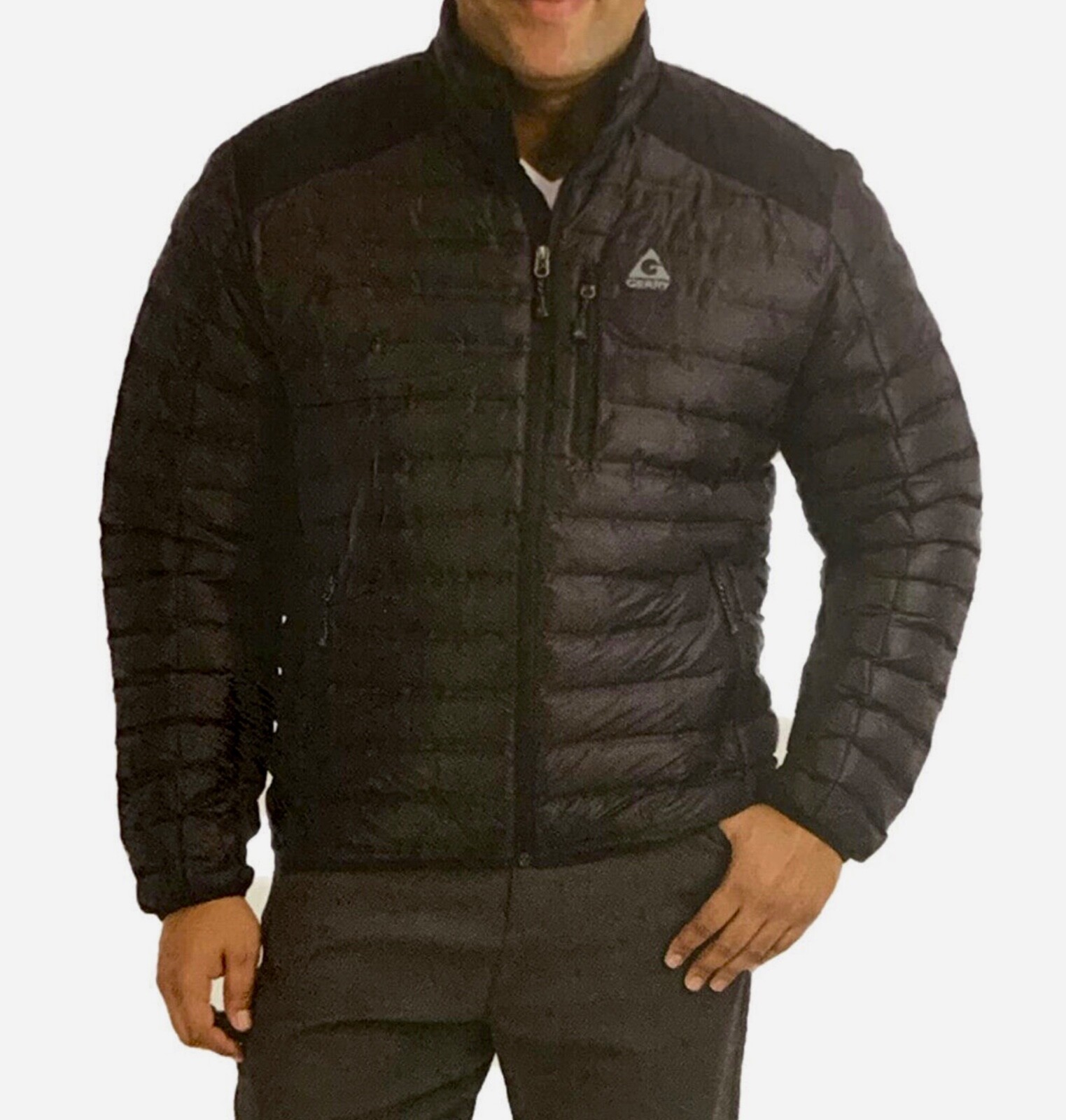 Brand New 2XL Gerry Men's Lightweight Puffer Jacket , BLACK Brand New 2XL Gerry Men's Lightweight Puffer Jacket , BLACK