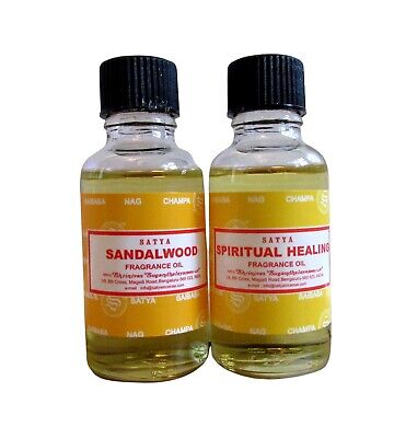 Satya Fragrance Oils, 30ml 1oz Glass Bottle for Incense, Soaps, Candles, Resins