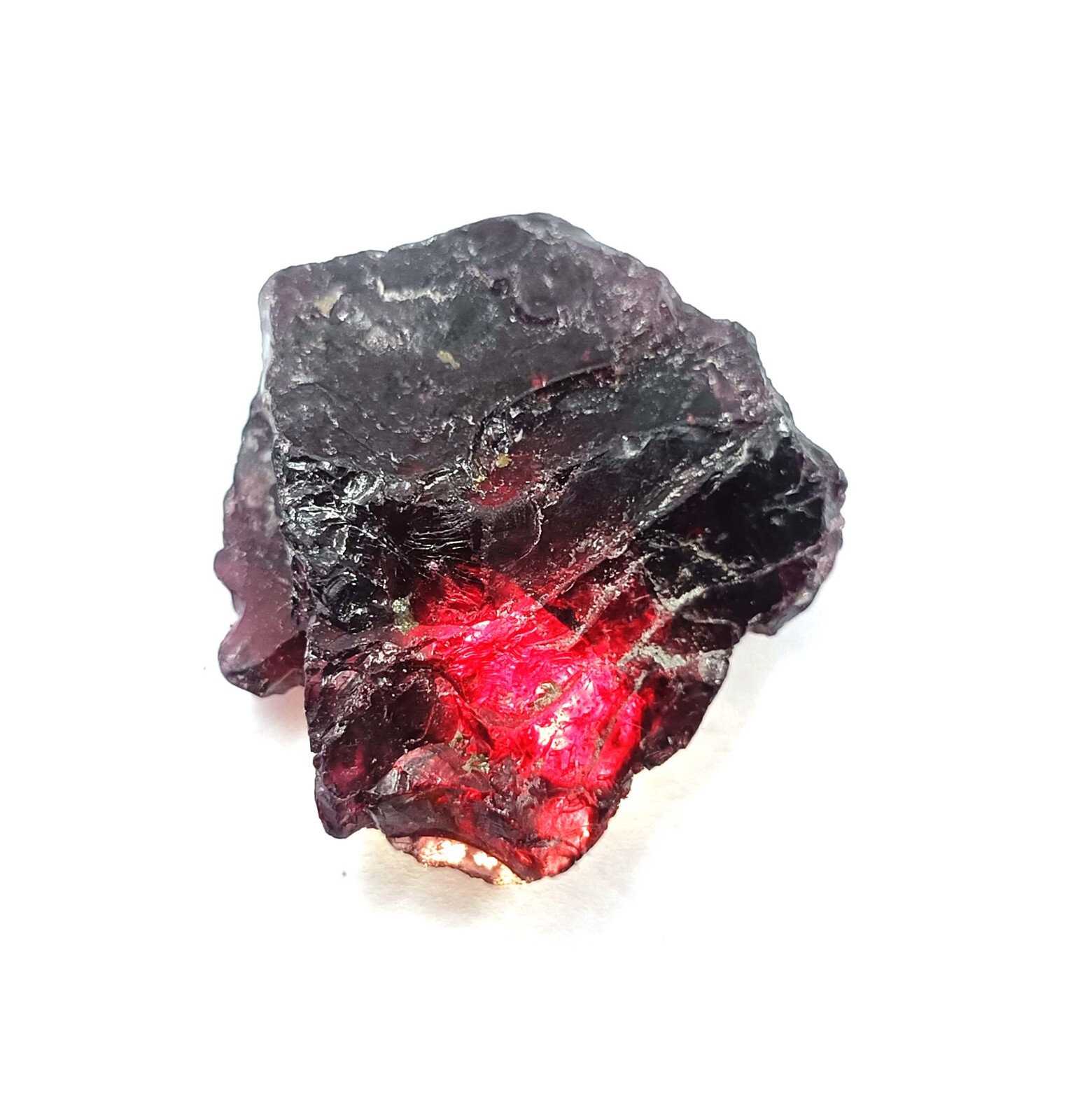 未開封 新品　independent red stone HYDE 105.35 Ct Natural Red Alexandrite Uncut Rough EGL Certified