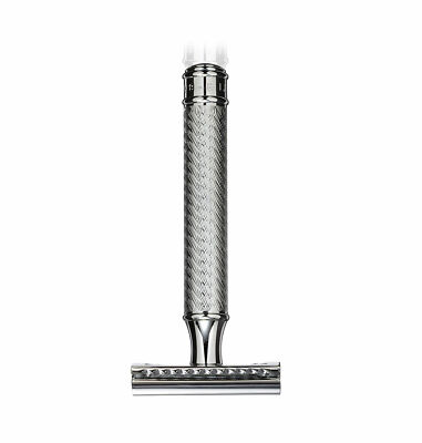 2PCS  men's Classic  Double Edge Chrome Shaving Safety Razor Shaver Blades