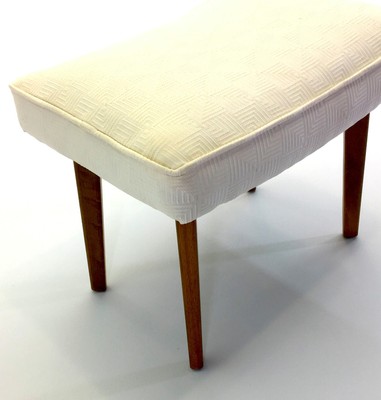 Original signed George Nelson Herman Miller vanity stool or foot stool Vintage