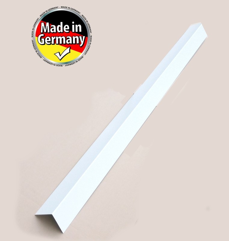 Winkelblech Alu Aluminium Blech Dachblech Dach Kante AbschluÃBlech In WeiÃ Weiss