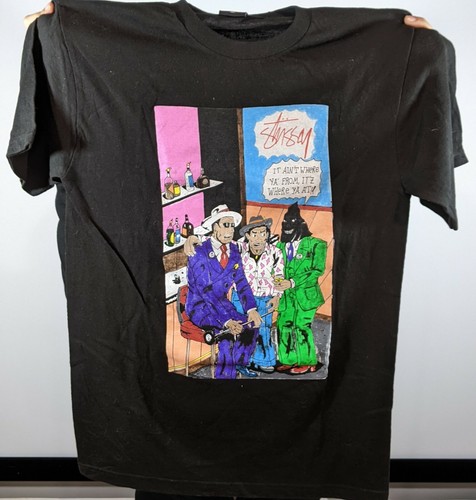 Stussy X Real Deal Comix T-shirt Size Small | eBay