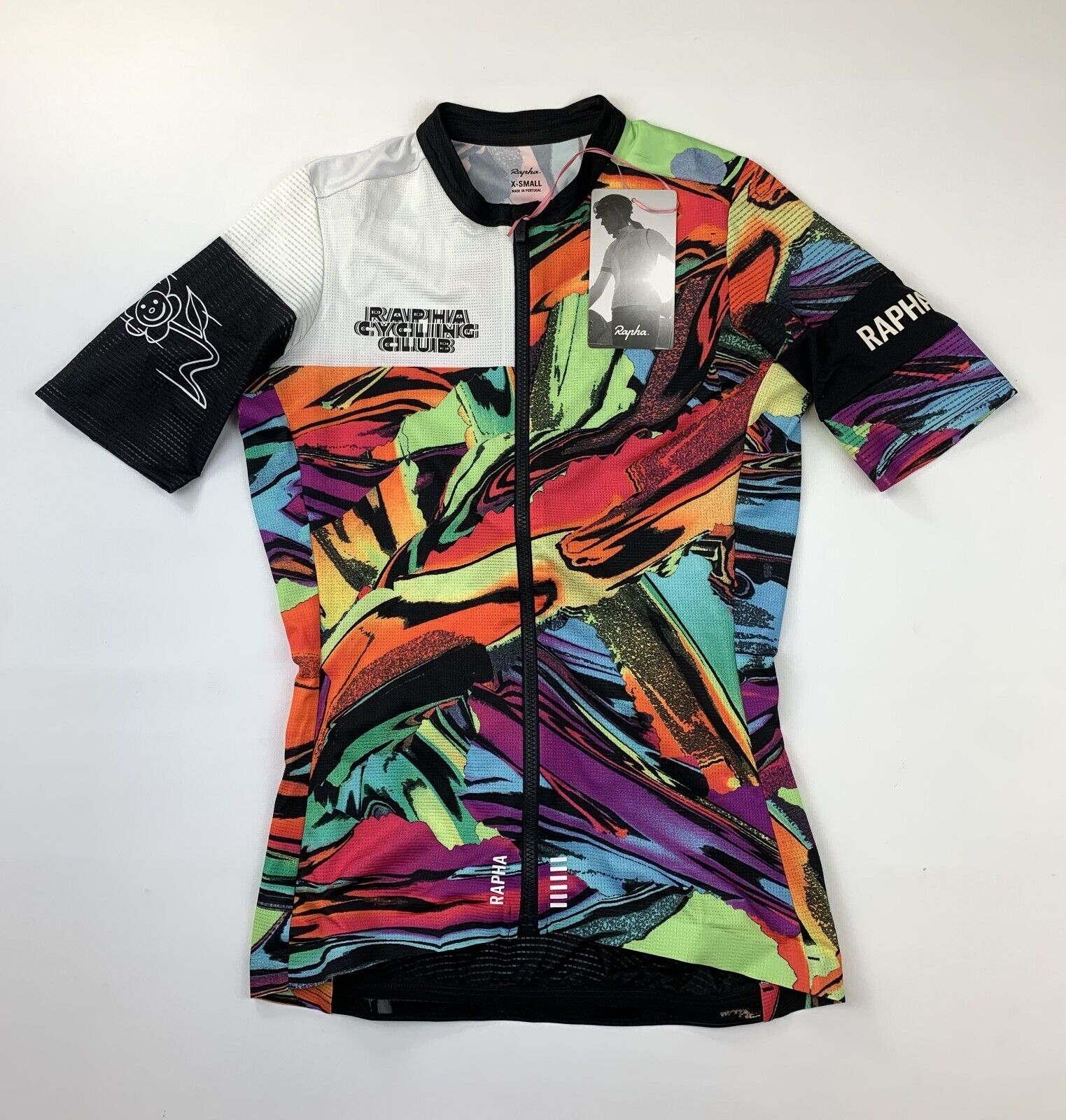 RAPHA RCC Braulio Amado Pro Team Flyweight Jersey Women's XS RAPHA RCC Braulio Amado Pro Team Flyweight Jersey Women's XS
